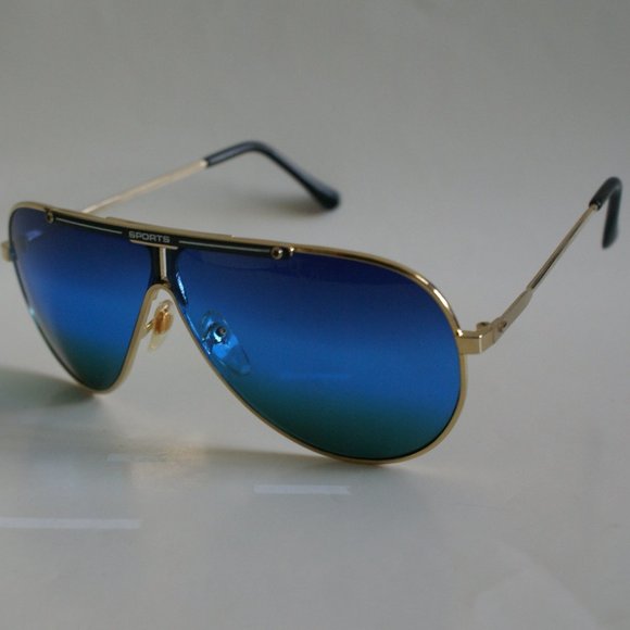 NWOT TruVintage Classic Sports Aviator w/ocean lens tint (multi-tint) Sunglasses - Picture 2 of 5